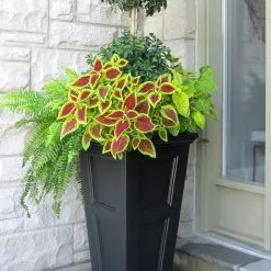 GSC Fairfield Self-Watering Tall Patio Planters, 28” -Plant Supports Shop 39 342 103V tif