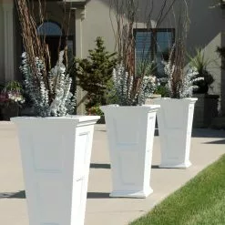 GSC Fairfield Self-Watering Tall Patio Planters, 28” -Plant Supports Shop 39 342 106V tif