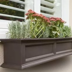 GSC Fairfield Self-Watering Window Box, 4’ -Plant Supports Shop 39345 09V tif 1