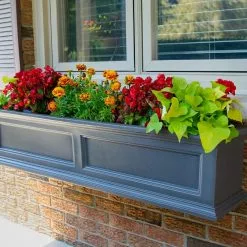 GSC Fairfield Self-Watering Window Box, 4’ -Plant Supports Shop 39345 100V tif