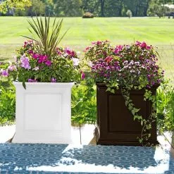 GSC Fairfield Self-Watering Square Planter, 20” X 20” -Plant Supports Shop 39618 3022 001E tif