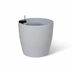 GSC Viva Round Self-Watering Rolling Planter, 20" Diameter, Set Of 2 -Plant Supports Shop 3 4 crop 8612933 3899