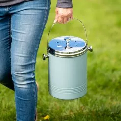 GSC Large Painted Stainless Steel Compost Pail