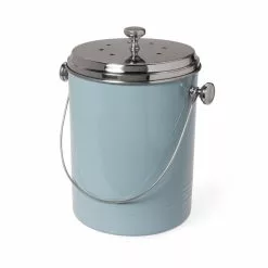 GSC Large Painted Stainless Steel Compost Pail 13 GSC Large Painted Stainless Steel Compost Pail -Plant Supports Shop 3 4 crop 8612972 3160