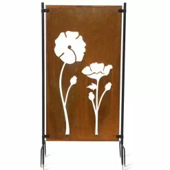 GSC Poppy Corten Steel Screen 9 GSC Poppy Corten Steel Screen -Plant Supports Shop 3 4 crop 8612984 3178