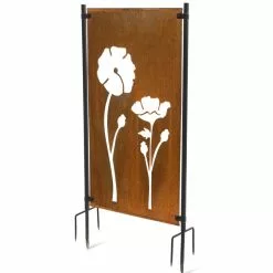 GSC Poppy Corten Steel Screen 8 GSC Poppy Corten Steel Screen -Plant Supports Shop 3 4 crop 8612984 3180