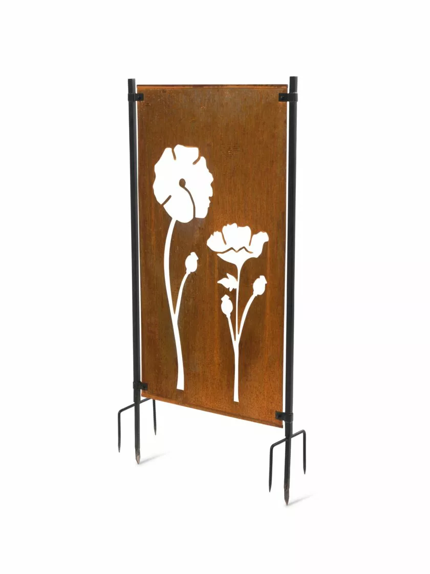 GSC Poppy Corten Steel Screen 5 GSC Poppy Corten Steel Screen - Image 3