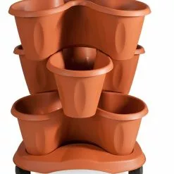 GSC Trifoglio 3-Tier Planter On Wheels 10 GSC Trifoglio 3-Tier Planter On Wheels -Plant Supports Shop 3 4 crop 8613625 05V