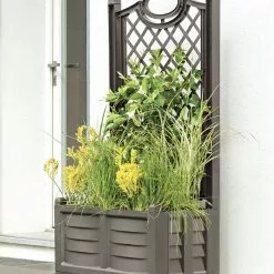 GSC Separate Flower Box With Trellis -Plant Supports Shop 3 4 crop 8613626 03V