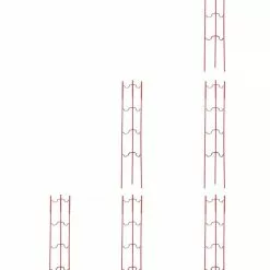GSC Stacking Tomato Ladders, Set Of 6 -Plant Supports Shop 40309 Red stacking tomato ladders set of 6 red tif