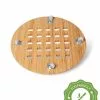 GSC Stackable Bamboo Harvest Storage Basket Rolling Base -Plant Supports Shop 8511059 11