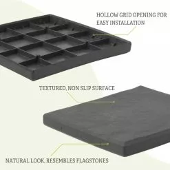 GSC 12" X 12" Stomp Stones™, Set Of 4 -Plant Supports Shop 8587319 4