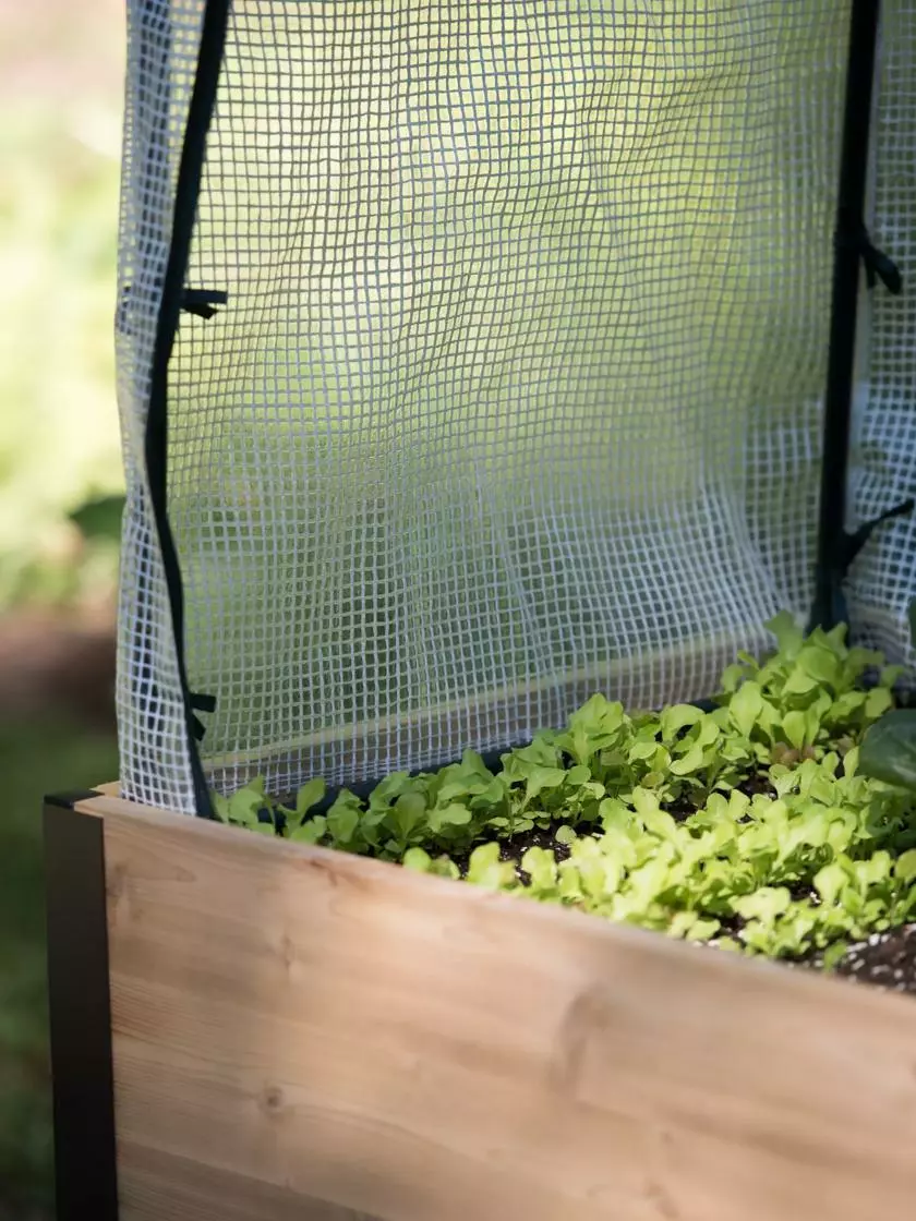 GSC Elevated Planter Box, Frame And 2 Covers Kit, 2' X 8' 6 GSC Elevated Planter Box, Frame And 2 Covers Kit, 2' X 8' - Image 4