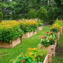 GSC Farmstead Cedar Raised Garden Beds, 2' 13 GSC Farmstead Cedar Raised Garden Beds, 2' -Plant Supports Shop 8588137 05V tif