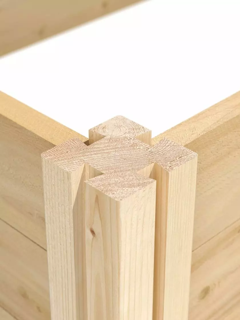 GSC Pine Raised Garden Bed, 2' X 8' 9 GSC Pine Raised Garden Bed, 2' X 8' - Image 7