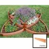GSC Classic Sienna Versailles Sunburst Raised Garden Bed With 2" Boards