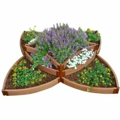 GSC Classic Sienna Versailles Sunburst Raised Garden Bed With 2" Boards 11 GSC Classic Sienna Versailles Sunburst Raised Garden Bed With 2" Boards -Plant Supports Shop 8588252 07v
