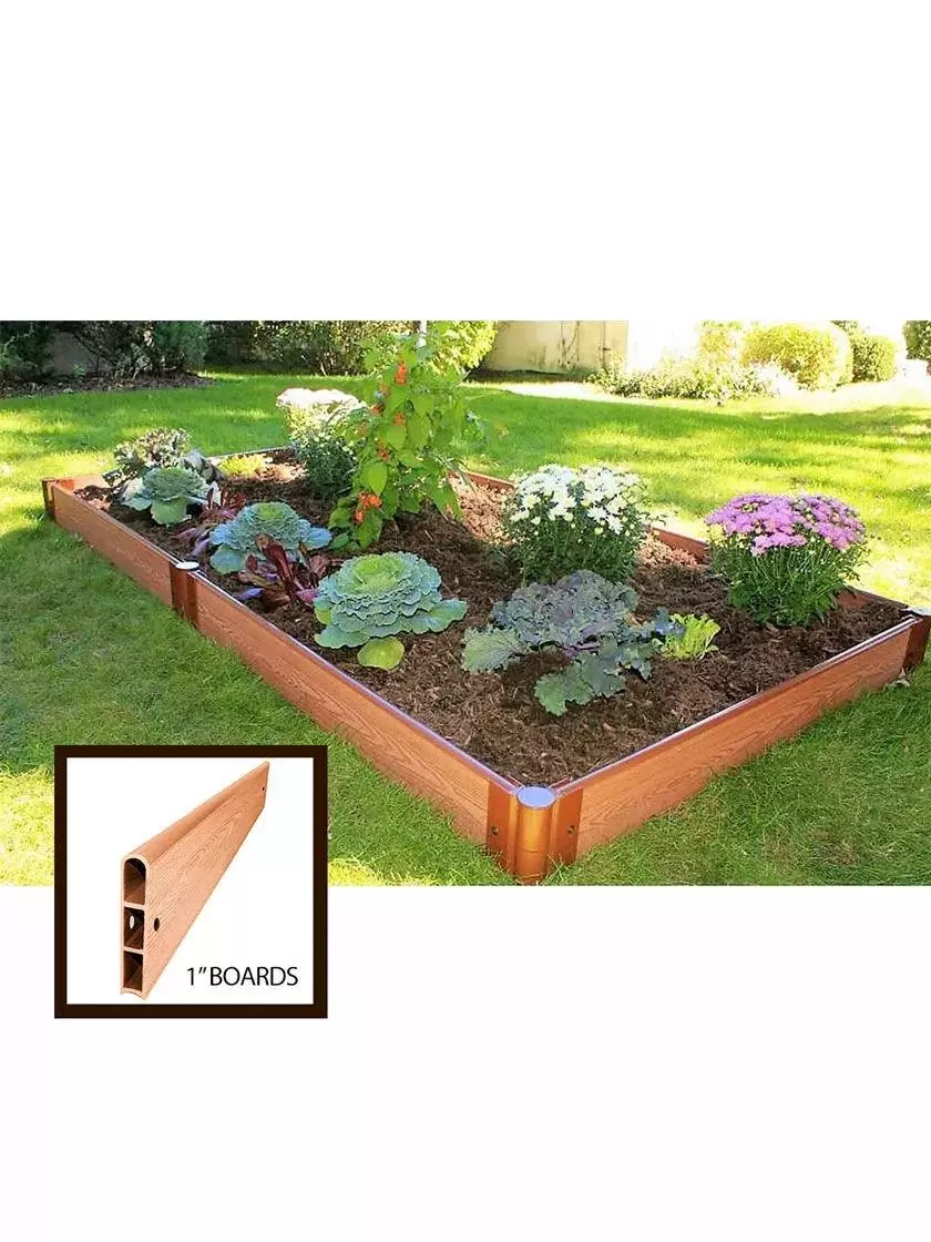 GSC 5-1/2" Composite Raised Garden Beds With 1" Boards 4 GSC 5-1/2" Composite Raised Garden Beds With 1" Boards - Image 2