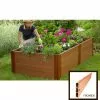 GSC Composite Raised Bed, 22" High With 1" Boards