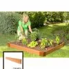 GSC Classic Sienna Composite Raised Bed, 5-1/2" High With 2" Boards -Plant Supports Shop 8588270 01v