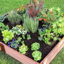 GSC Classic Sienna Composite Raised Bed, 11" High With 2" Board -Plant Supports Shop 8588280 05V tif