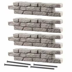 GSC Rock Lock Interlocking Garden System, Straight Sets -Plant Supports Shop 8588324 01V
