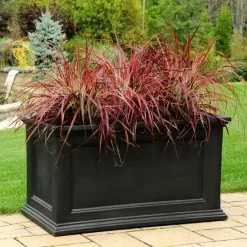 GSC Fairfield Self-Watering Patio Planters, 20” X 36” 12 GSC Fairfield Self-Watering Patio Planters, 20” X 36” -Plant Supports Shop 8588417 12V tif