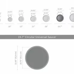 GSC Universal Round Planter Saucers -Plant Supports Shop 8589553 01V tif