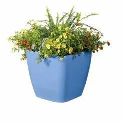GSC Viva Square Self-Watering Rolling Planter, 14" Diameter 9 GSC Viva Square Self-Watering Rolling Planter, 14" Diameter -Plant Supports Shop 8589777BL 6080 tif