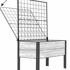 GSC Space-Maker Pivoting Trellis, 4' -Plant Supports Shop 8590247 001 tif
