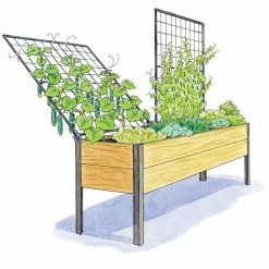 GSC Space-Maker Pivoting Trellis, 8' 9 GSC Space-Maker Pivoting Trellis, 8' -Plant Supports Shop 8590367 SMTrellis 8ft tif