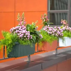 GSC Adjustable Self-Watering Railing Planter, 24"