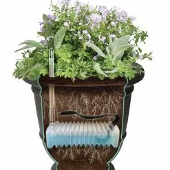 GSC Kylemore Self-Watering Urn Planter -Plant Supports Shop 8592688 SWKylemore art tif