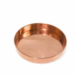 GSC Small Round Copper Plant Tray, 10" 9 GSC Small Round Copper Plant Tray, 10" -Plant Supports Shop 8593529 1175 tif