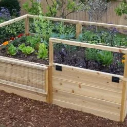 GSC OLT Raised Cedar Garden Bed, 3' X 6' -Plant Supports Shop 8594002 02V tif