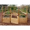 GSC Garden In A Box With Deer Fence, 8' X 12' -Plant Supports Shop 8594021 01V raised cedar garden bed with deer fence 8 x 12 3 4