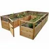 GSC Garden In A Box Cedar Raised Bed, 8' X 12' -Plant Supports Shop 8594023 05V 3 4