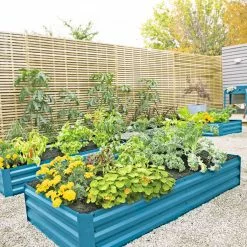GSC Demeter Corrugated Metal Raised Bed, 34" X 68"
