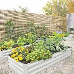 GSC Demeter Corrugated Metal Raised Bed, 34" X 68" -Plant Supports Shop 8594183 0600 tif 1