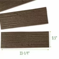 GSC Recycled Rubber Railroad Tie Stepping Stone -Plant Supports Shop 8594281 1