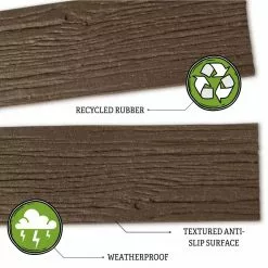 GSC Recycled Rubber Railroad Tie Stepping Stone -Plant Supports Shop 8594281 3