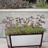 GSC Short Galvanized Self-Watering Trough Planter -Plant Supports Shop 8594329 5064 tif