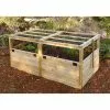 GSC Garden In A Box With Trellis/Lid Option, 3' X 6' -Plant Supports Shop 8594505 01V raised cedar bed with trellis option