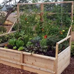 GSC Garden In A Box With Trellis/Lid Option, 3' X 6' 9 GSC Garden In A Box With Trellis/Lid Option, 3' X 6' -Plant Supports Shop 8594505 03V tif