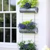 GSC Galvanized Hanging Triple Planter -Plant Supports Shop 8595213 6966 tif