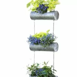 GSC Galvanized Hanging Triple Planter 15 GSC Galvanized Hanging Triple Planter -Plant Supports Shop 8595213 6967 tif