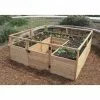 GSC Garden In A Box Cedar Raised Bed, 8' X 8' -Plant Supports Shop 8595775 03V raised cedar garden bed 8 x 8