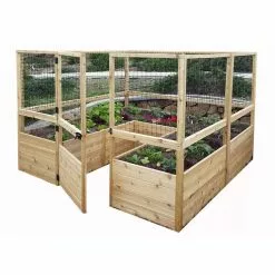 GSC Garden In A Box With Deer Fence, 8' X 12' -Plant Supports Shop 8595875 07V 3 4