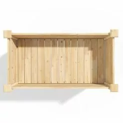 PRP Elevated Cedar Garden Bed, 2' X 4' X 31" -Plant Supports Shop 8596147 06V 3 4