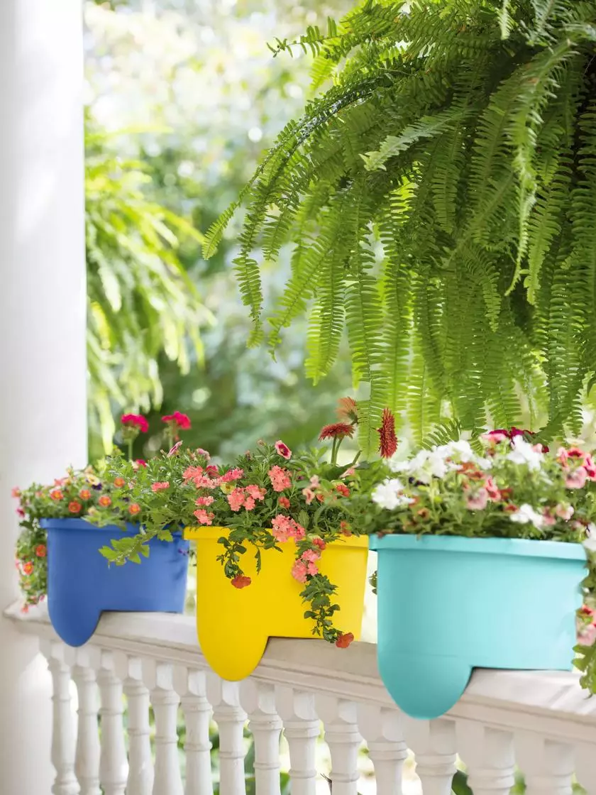 GSC Home Dek-Decor 12" Planter For 6" Railing 3 GSC Home Dek-Decor 12" Planter For 6" Railing